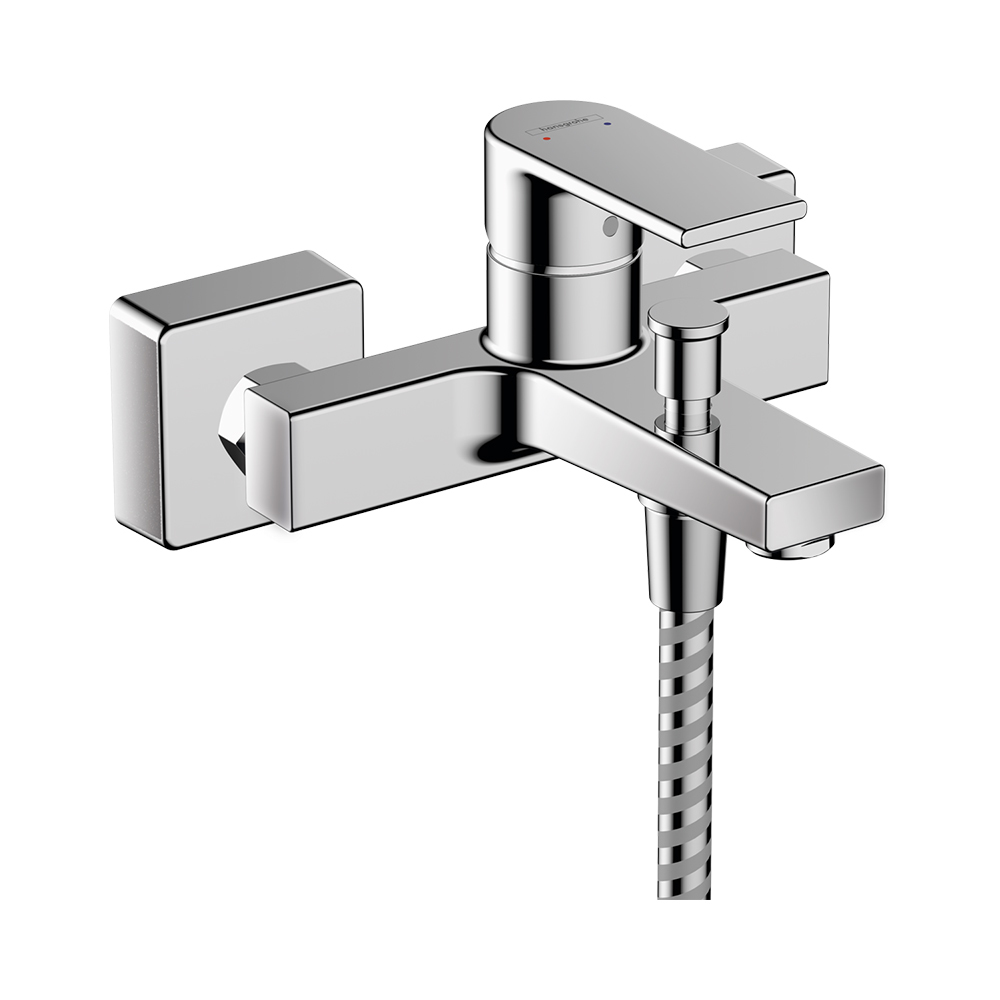Hansgrohe Vernis Shape Смеситель для ванны однорычажный внешнего монтажа, хром