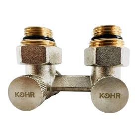 Узел нижнего подключения 1/2'x3/4' угловой LC 02025NK