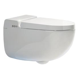 Cleantronic унитаз подвесной с функцией биде пультом управления и крышкой 16WCW0143 62,5 см spiralflush