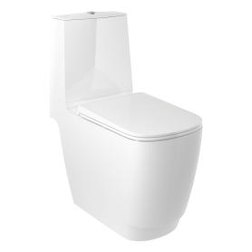 Resa S чаша унитаза открытая напольная 68 см безободковый spiralflush
