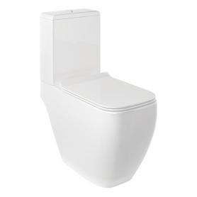 Resa С чаша унитаза открытая напольная 62 см безободковый spiralflush без крышки