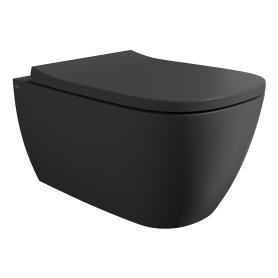Wunder Унитаз подвесной безободковый смыв aliflush+ 53х31 с сиденьем и крышкой с микролифтом с набором для крепления Fischer WB-KliX