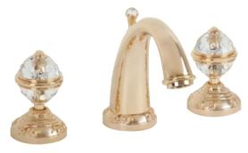 Cristalia Swarovski Смеситель для раковины, на 3 отв.