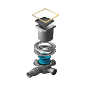 Душевой трап Confluo Standard 15Х15Ceramic 3 Gold 15х15