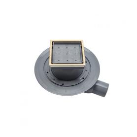 Душевой трап Confluo Standard Dry 1 Ceramic Gold 10х10
