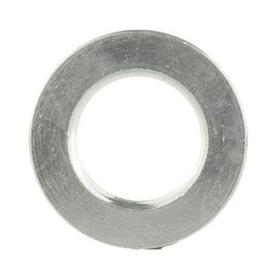 Гайка стопорная В 1/2' TIN никелированная латунь с фланцем