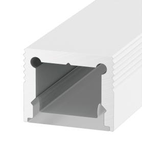Алюминиевый профиль Design LED LS1613, 2500 мм, белый