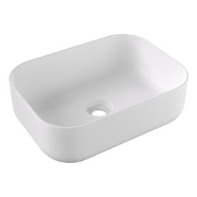 Unica Раковина накладная мягкий квадрат 500x370