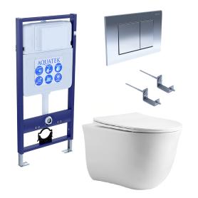 КЛАССИК SET 4в1 рама Standard крепеж клавиша унитаз КЛАССИК