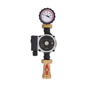 Комплект подключения циркуляционного насоса 1' с насосом GRUNDFOS UPSO25-65/180