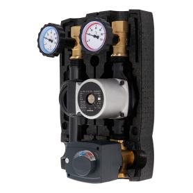 Насосная группа DN25 1'вр х 1 1/2'нр с 3-х ходовый клапаном с насосом GRUNDFOS UPSO25-65 с сервоприводом