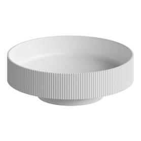 Flat Раковина накладная рифленая Corian 40 x 13 см