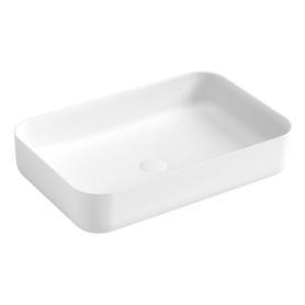 Monaco Раковина чаша Corian прямоугольная матовая Slim 60 x 40 x 13 см