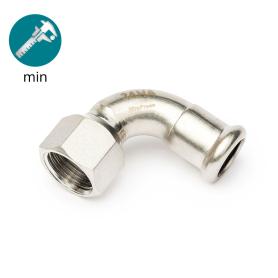 Отвод 90° ВПр-ВР AISI304L