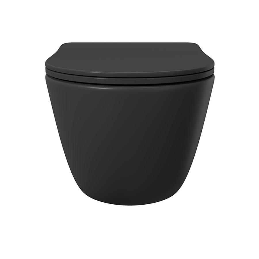 Купить AQUEDUTO OVO Унитаз подвесной 525x360 безободковый Tornado с сиденьем с микролифтом