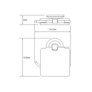 Wasserkraft Rhein Держатель туалетной бумаги хром  K-6225  - Изображение 2
