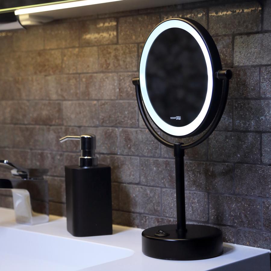 Wasserkraft Зеркало с LED-подсветкой двухстороннее, стандартное и с 3-х кратным увеличением