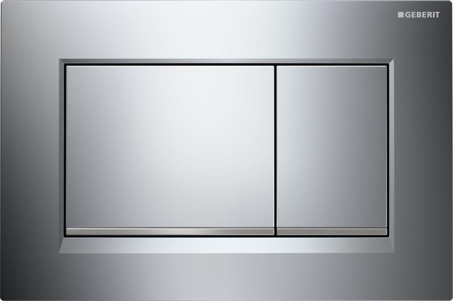 Geberit Sigma30 клавиша смыва, хром матовый