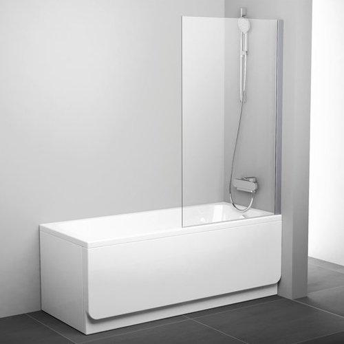 Ravak Pivot Шторка для ванны блестящая + Транспарент PVS1-80 79840C00Z1