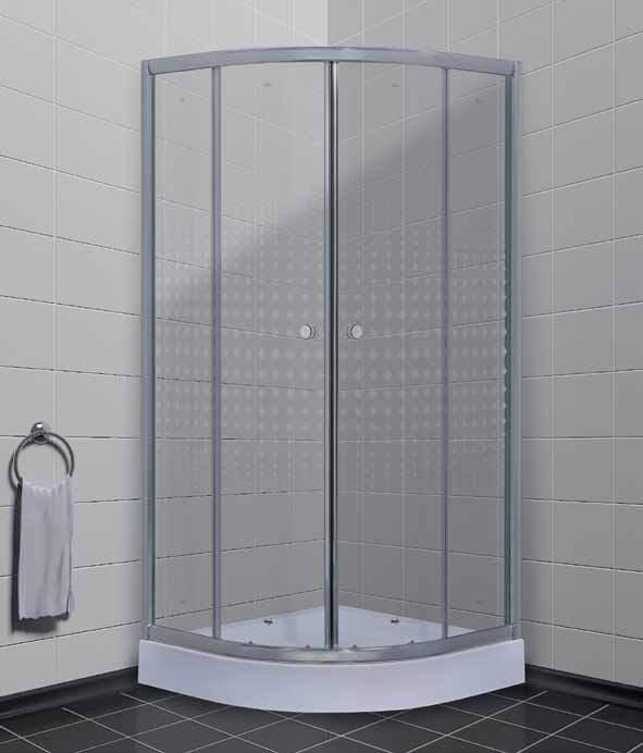 Timo TL Душевой угол Romb Glass хром  TL-1101 R  - Изображение 1