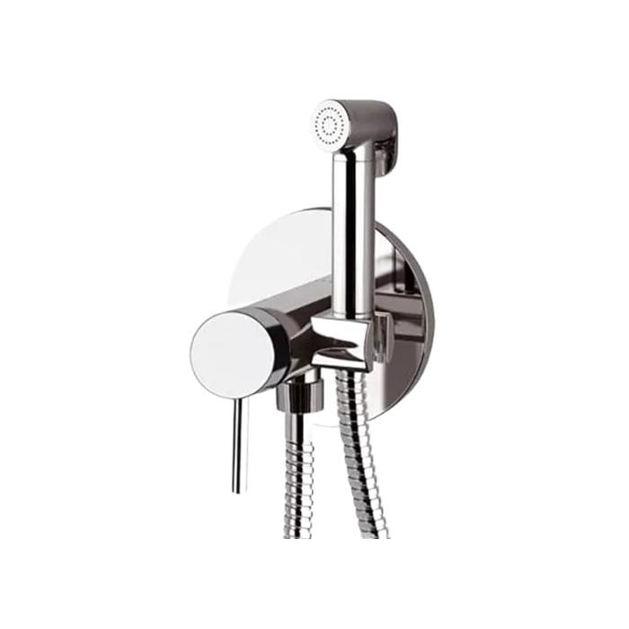 REMER Гигиенический душ с однорычажным смесителем скрытого монтажа Хром  X65W  - Изображение 1