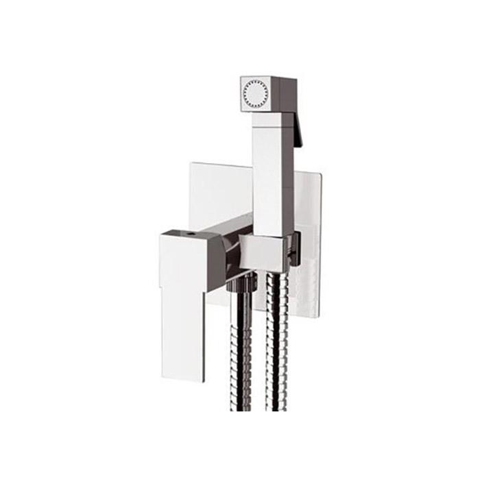 REMER Гигиенический душ с однорычажным смесителем скрытого монтажа Хром  Q65  - Изображение 1