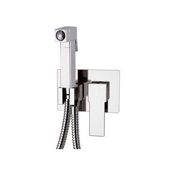 REMER Гигиенический душ с однорычажным смесителем скрытого монтажа Хром  Q60  - Изображение 1