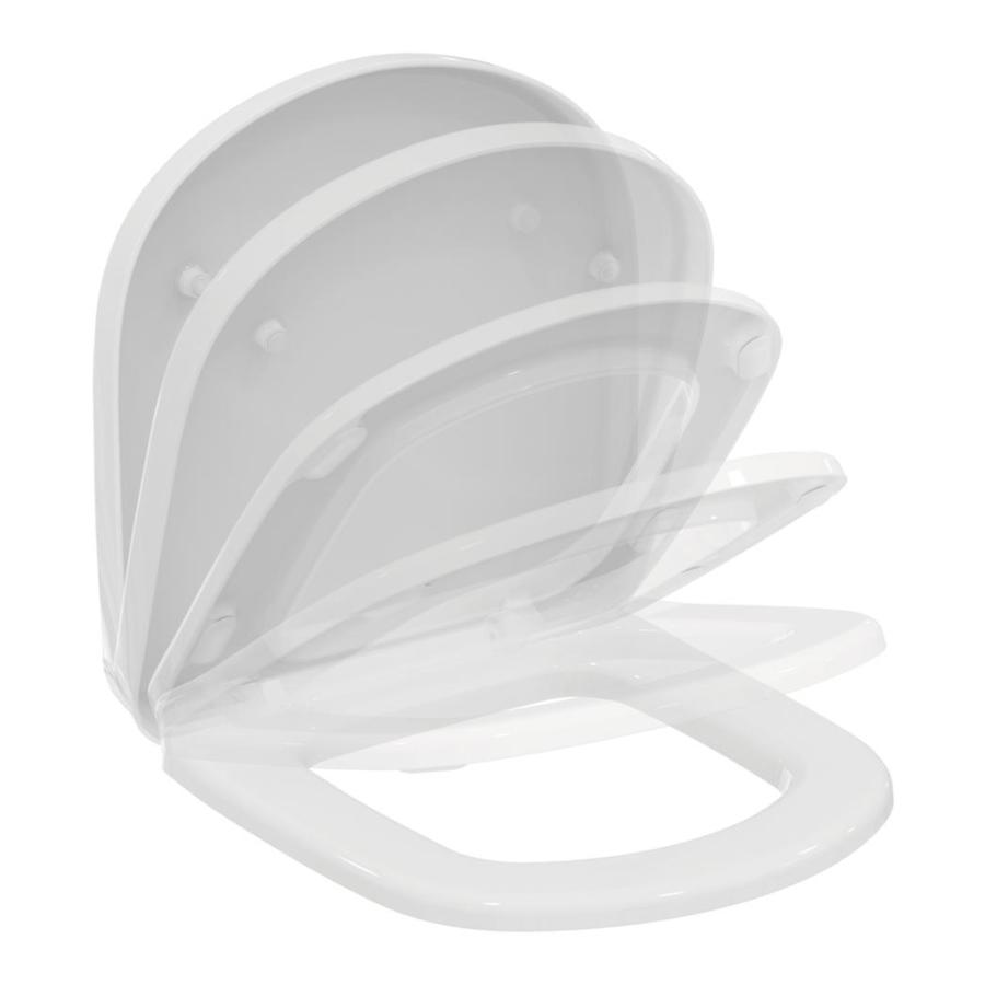 Ideal Standard TEMPO Сиденье и крышка для унитазов с короткой проекций белый  T679901  - Изображение 1