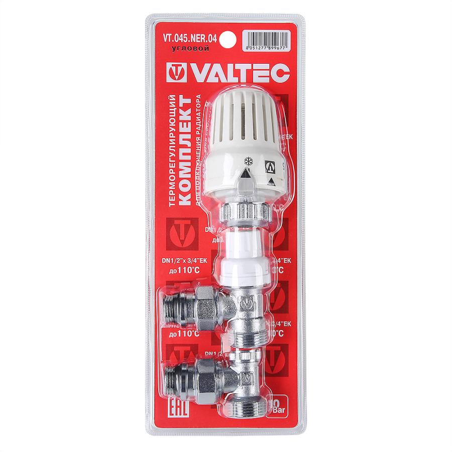 Valtec Комплект терморегулинующего оборудования для радиатора угловой 1/2