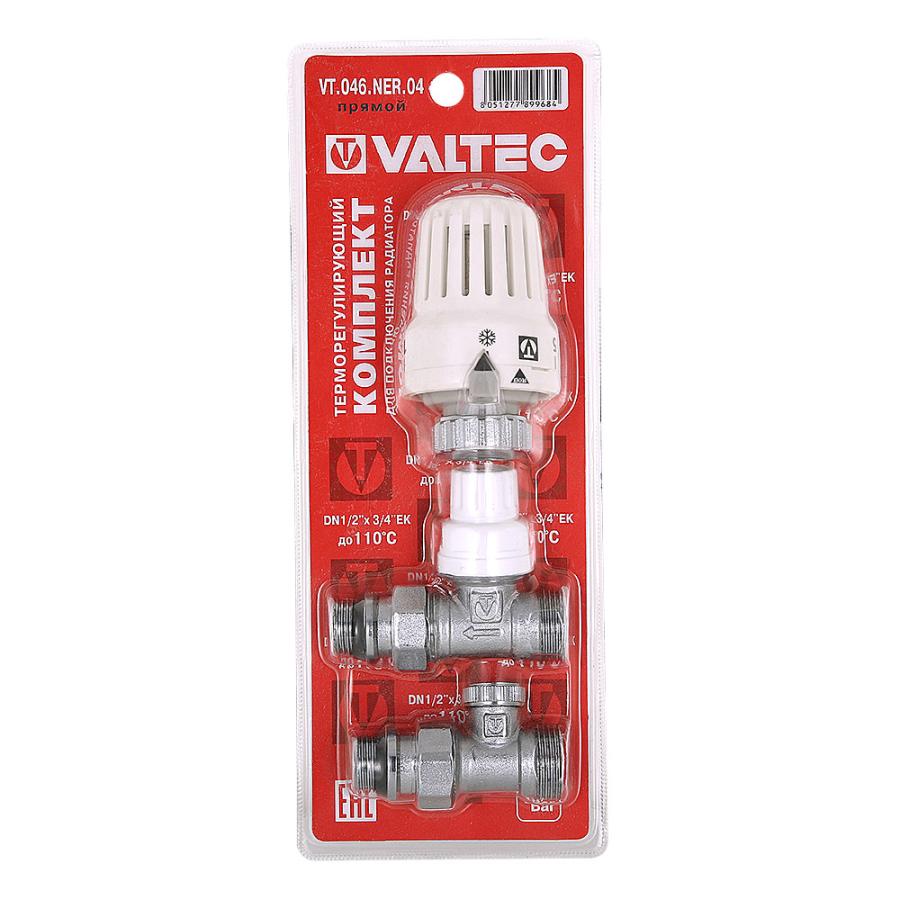 Valtec Комплект терморегулинующего оборудования для радиатора прямой 1/2