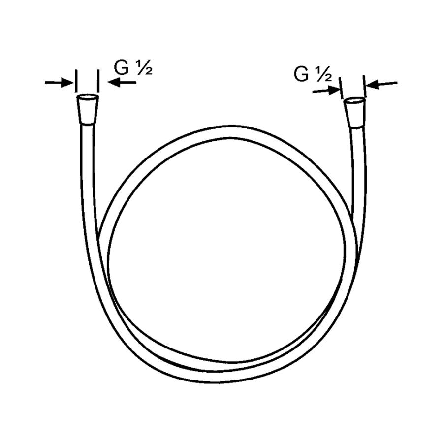 Kludi SUPARAFLEX Душевой шланг 1250 мм