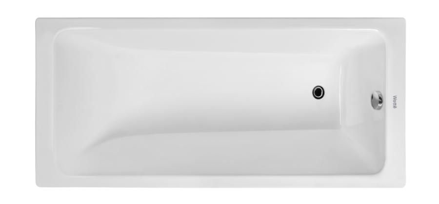 Wotte Line Прямоугольная чугунная ванна 150x70 белый  Line 1500x700  - Изображение 1