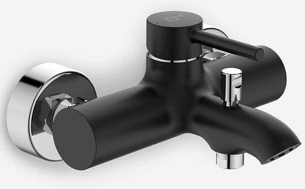 Ideal Standard Смеситель для ванны и душа черный  BC675U4  - Изображение 1