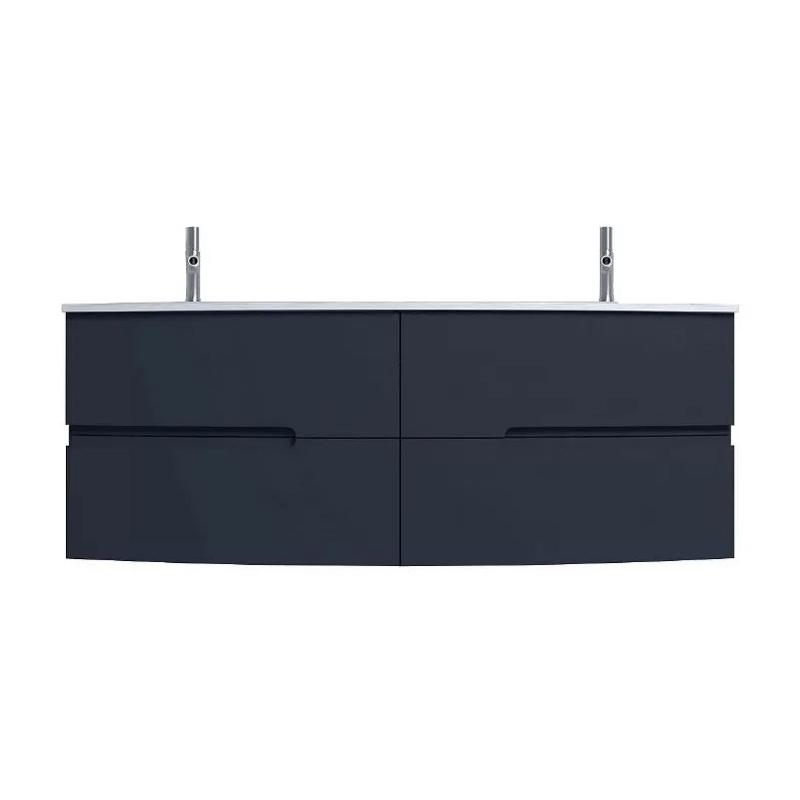 Jacob Delafon Nona Мебель с интегрированными ручками глянцевый темно-синий 140 см 4 ящика EB1891RU-G98