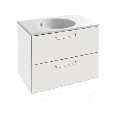 Jacob Delafon Odeon Rive Gauche Тумба для раковины 80 белый блестящий EB2522-R5-N18