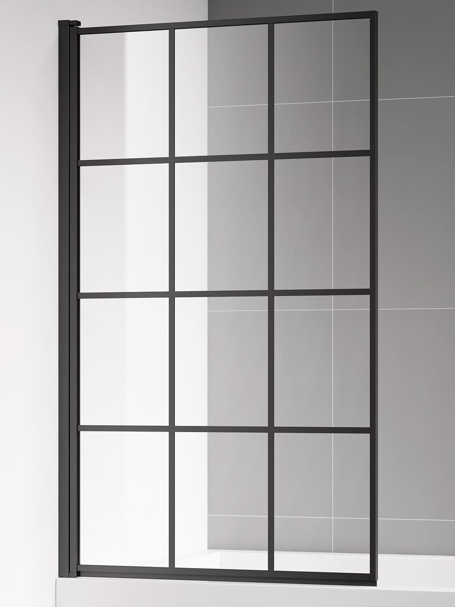 AQUAme Шторка на ванну 800x1400мм стекло 6мм цвет профиля AQM2858-L