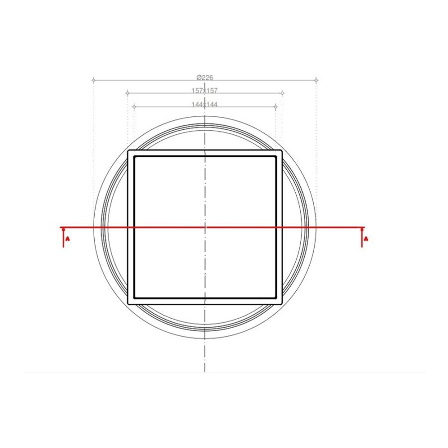 Pestan Душевой трап Confluo Standard Plate 1 2in1 15х15 в интернет-магазине