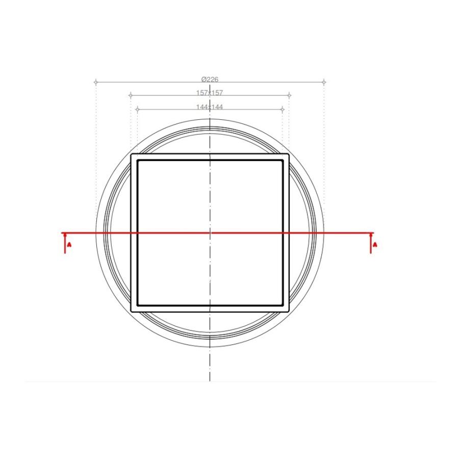 Pestan Душевой трап Confluo Standard Plate Vertical 2in1 15х15 в интернет-магазине