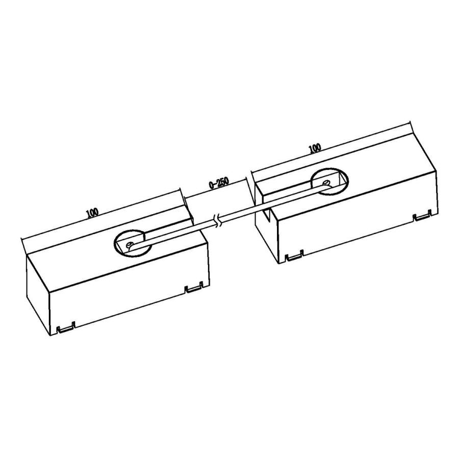 SWG Электрический гибкий коннектор SY SY-CN-FLEX2-BL (2 зоны)