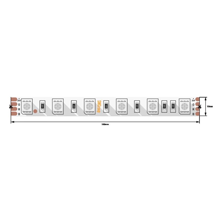 SWG Лента светодиодная SWG SWG560 SWG560-24-14.4-RGB-M 009271