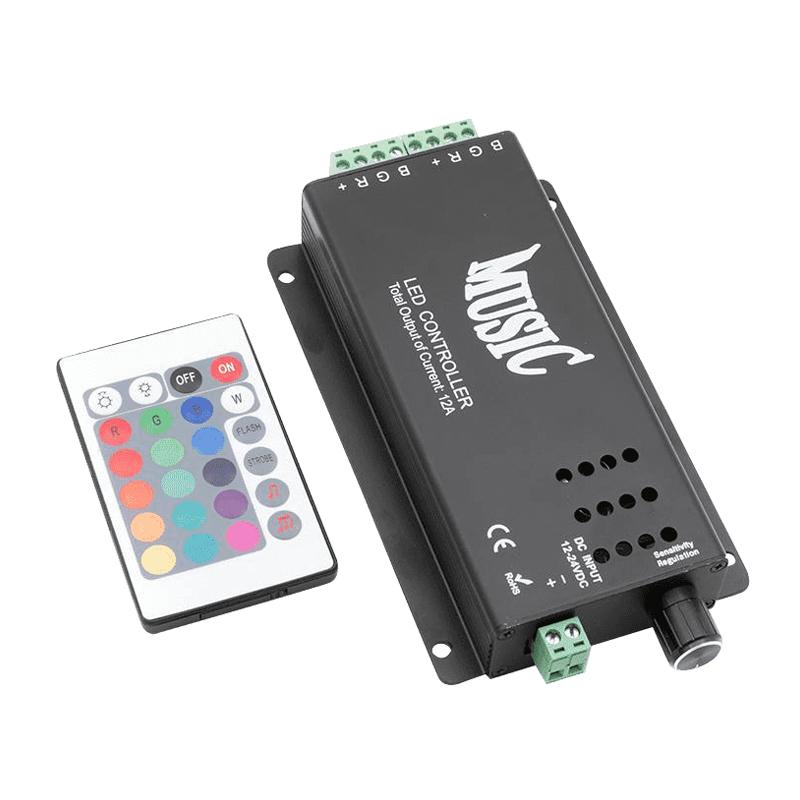 SWG Контроллер для ленты IR-RGB-12A-music 000935