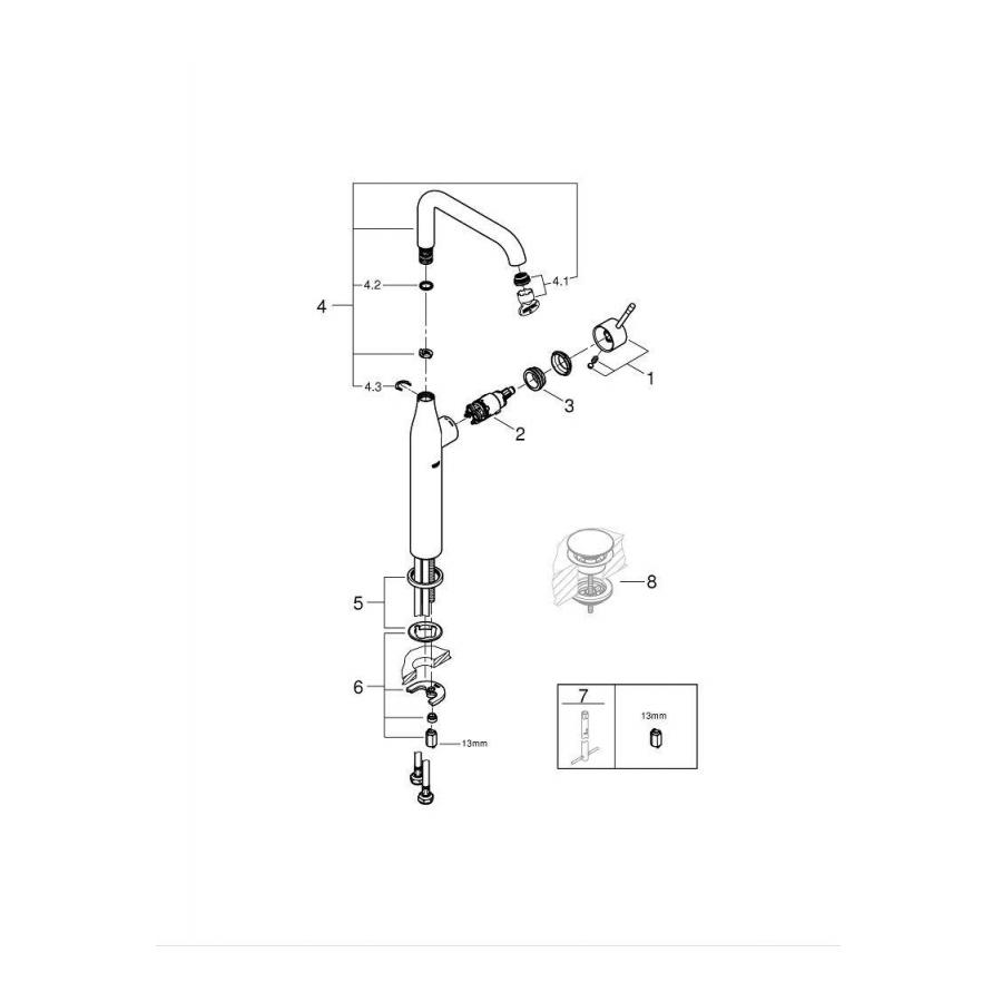 Купить Grohe Essence Смеситель для раковины