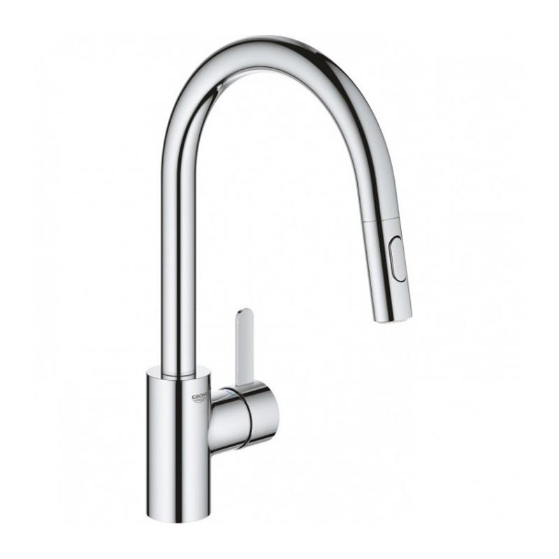 Grohe Eurosmart Cosmopolitan Однорычажный смеситель для раковины с поворотным изливом и выдвижной лейкой 31481001