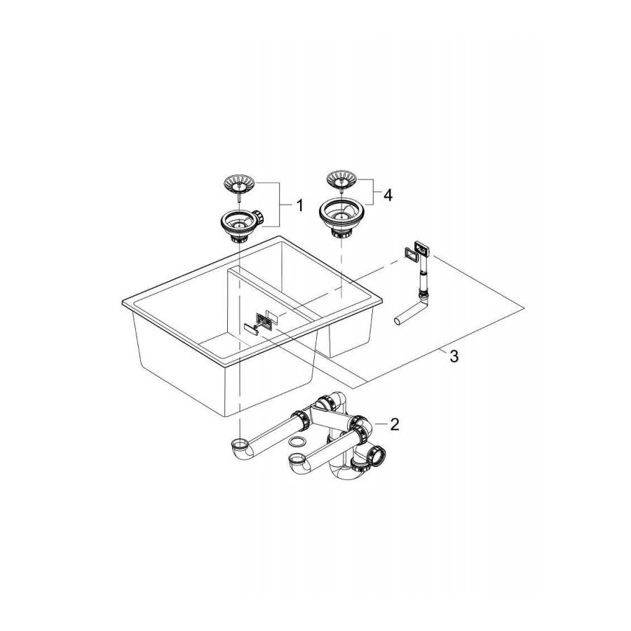 Grohe K500 Кухонная мойка в интернет-магазине