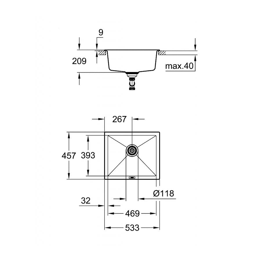 Grohe K700U Мойка кухонная