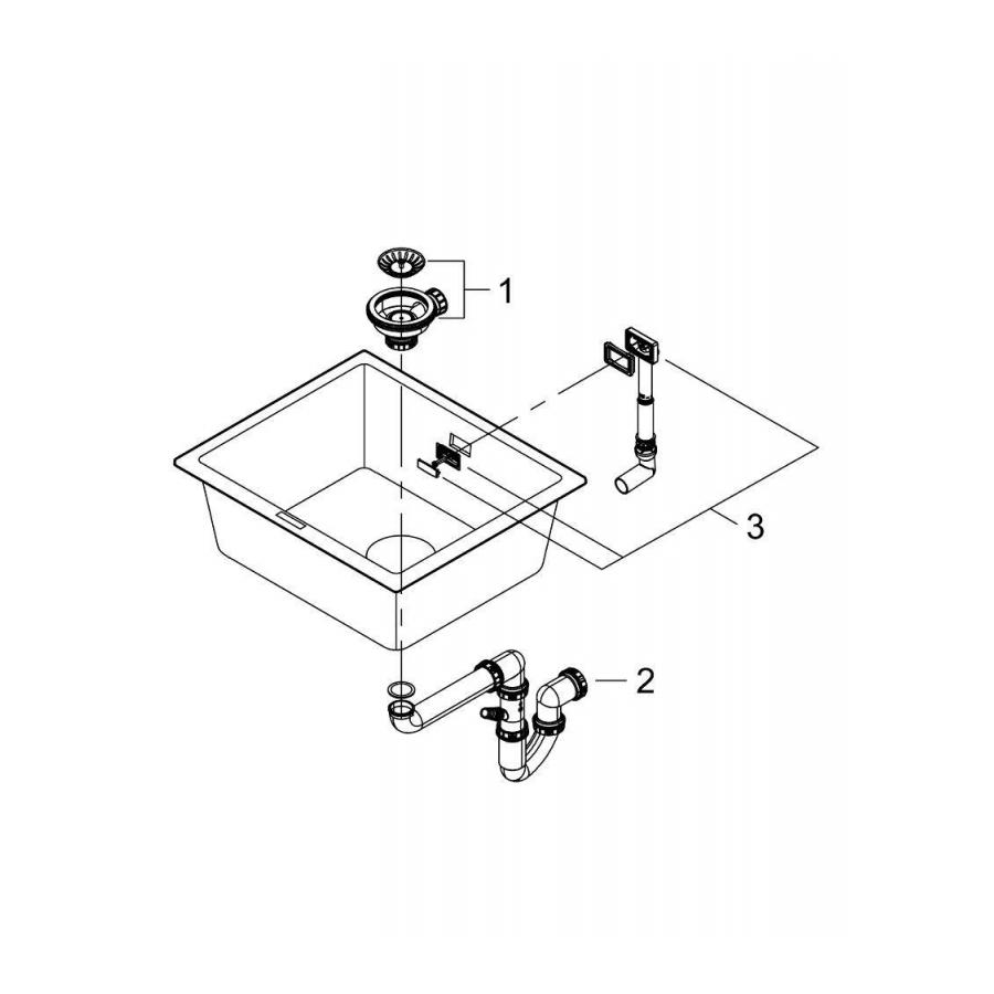 Grohe K700U Мойка кухонная изображение