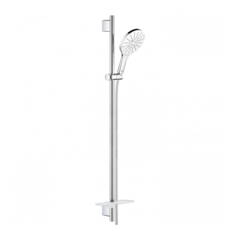 Grohe RainShower SmartActive 150 Душевой гарнитур с душевой штангой шлангом и полочкой 26594LS0