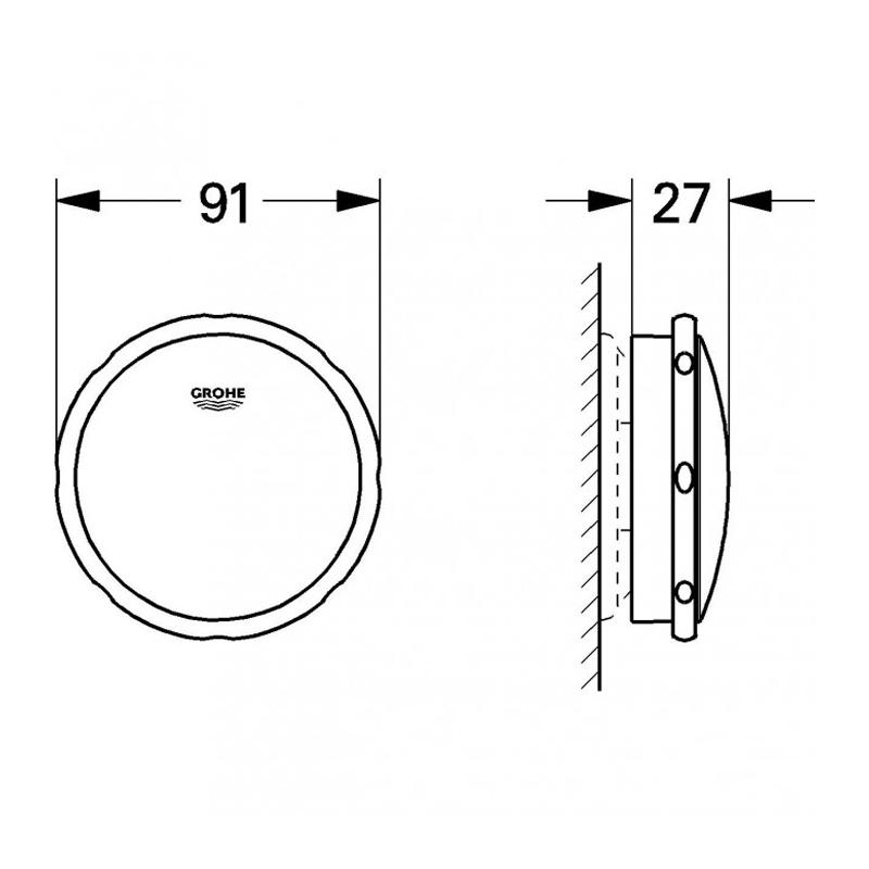 Grohe Talentofill Внешняя часть сливного гарнитура