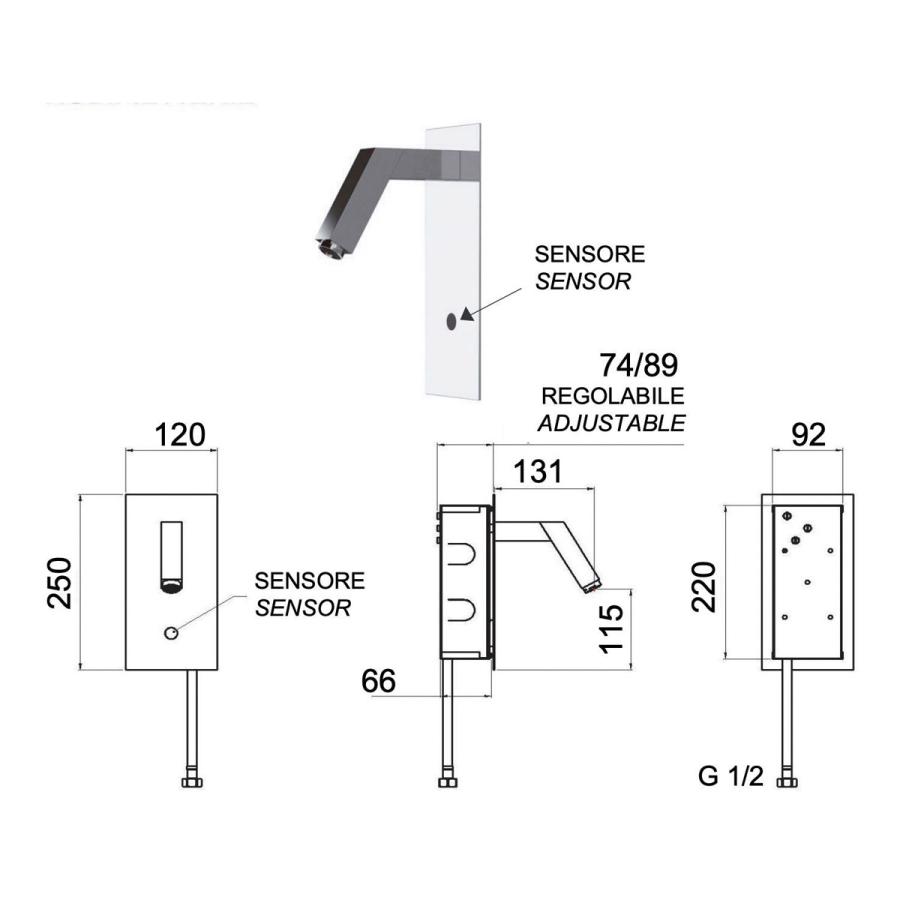 REMER Sensor Кран сенсорный для раковины