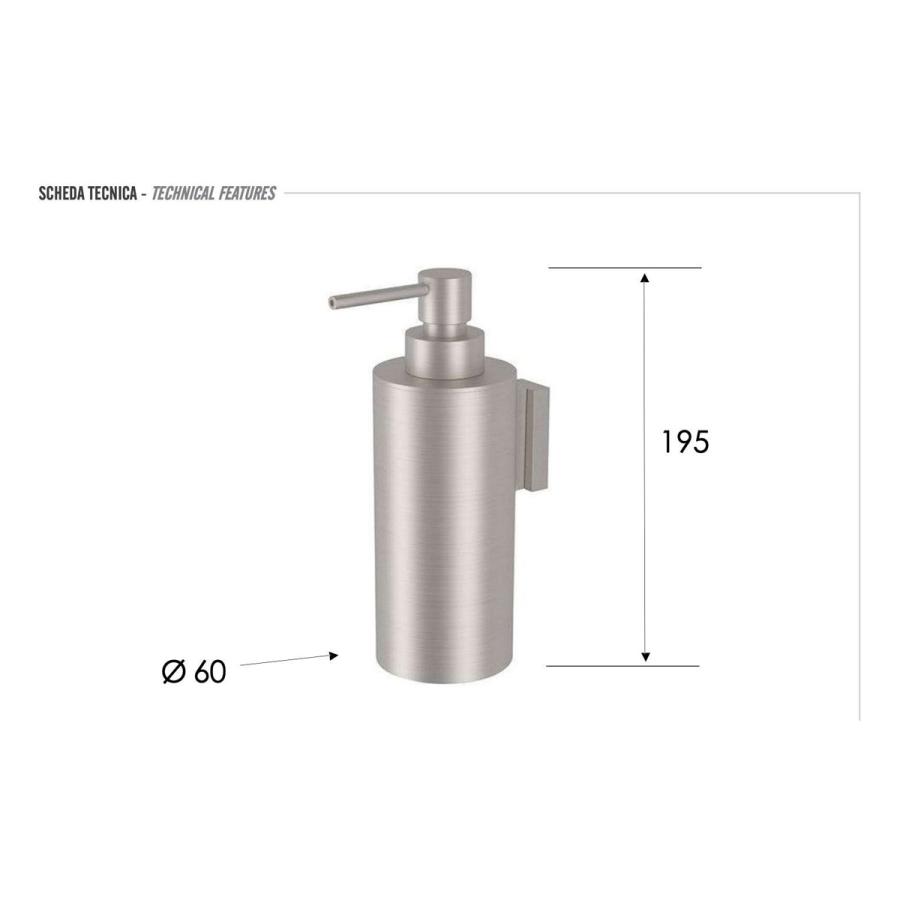 REMER INOX Дозатор настенный